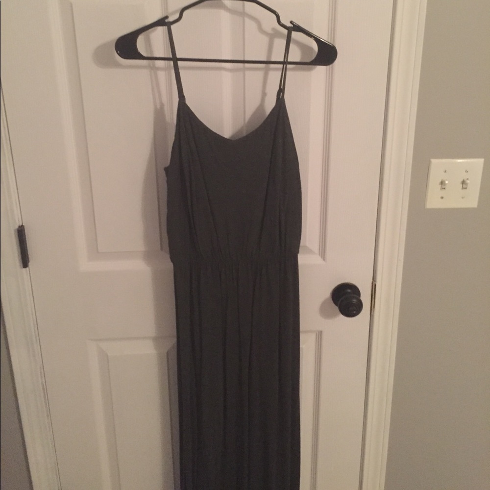 GAP Heather Gray Maxi Dress